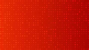 Abstract geometric background of circles. Red pixel background with empty space. Vector illustration.