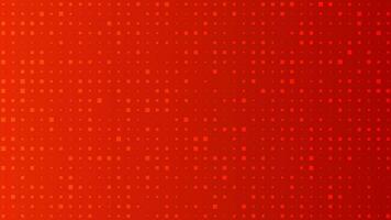 Abstract geometric background of circles. Red pixel background with empty space. Vector illustration.