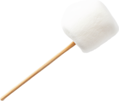 AI generated marshmallow in a stick png