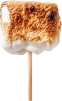 AI generated marshmallow in a stick png