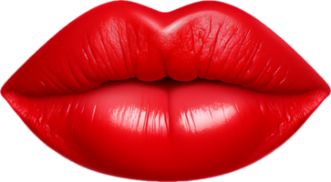 ai gegenereerd rood lippenstift swatch PNG