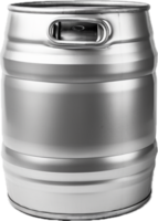 ai gerado metal Cerveja barril png