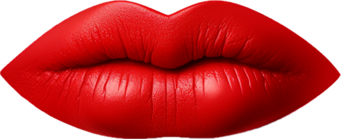 ai generiert rot Lippenstift Swatch png