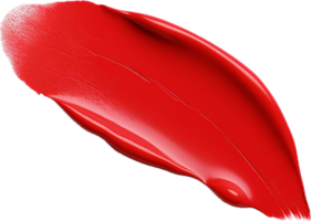 ai generato rosso rossetto swatch png