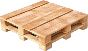 AI generated wooden pallet png