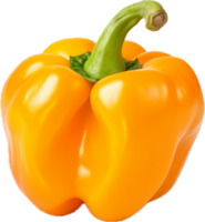 AI generated orange habanero pepper png