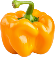 AI generated orange habanero pepper png