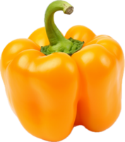 AI generated orange habanero pepper png