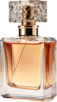 AI generated elegant bottle of perfume png