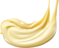 AI generated mayonnaise drop png