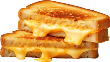 ai généré fromage grillé sandwich png