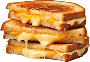 AI generated cheese toasted sandwich png