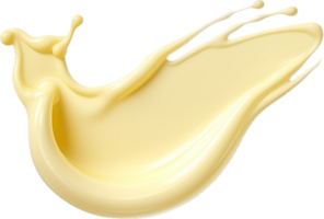 AI generated mayonnaise drop png