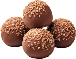 ai gerado chocolate Brigadeiro doce png