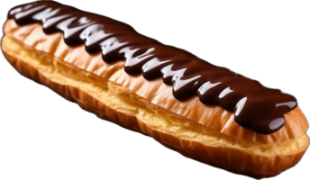 ai genererad franska eclair bakverk png