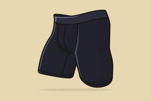 Men Sports Underwear vector illustration. Sports and fashion objects icon concept.