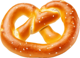 AI generated soft pretzel png