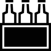 Bottle drink icon symbol vector image. Illustration of the drink water bottle glass design image