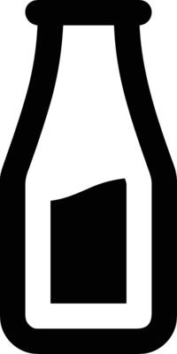 Bottle drink icon symbol vector image. Illustration of the drink water bottle glass design image