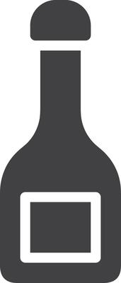 Bottle drink icon symbol vector image. Illustration of the drink water bottle glass design image