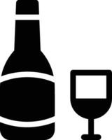 Bottle drink icon symbol vector image. Illustration of the drink water bottle glass design image