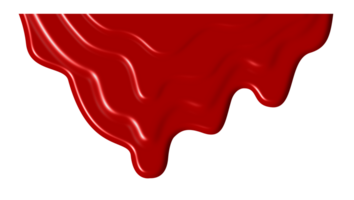 The liquid was dripping blood red. png