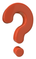 3d question mark icon png