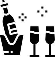 Bottle drink icon symbol vector image. Illustration of the drink water bottle glass design image