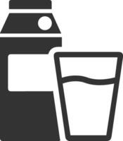 Bottle drink icon symbol vector image. Illustration of the drink water bottle glass design image