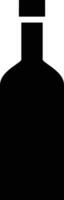 Bottle drink icon symbol vector image. Illustration of the drink water bottle glass design image