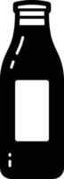 Bottle drink icon symbol vector image. Illustration of the drink water bottle glass design image