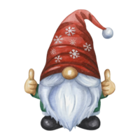 AI generated Gnome  Give A Thumbs Up   AI Generative png