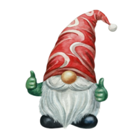 AI generated Gnome  Give A Thumbs Up   AI Generative png