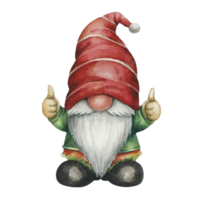 AI generated Gnome  Give A Thumbs Up   AI Generative png