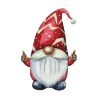 AI generated Gnome  Give A Thumbs Up   AI Generative png