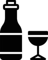 Bottle drink icon symbol vector image. Illustration of the drink water bottle glass design image