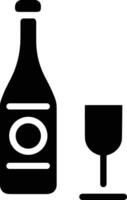 Bottle drink icon symbol vector image. Illustration of the drink water bottle glass design image