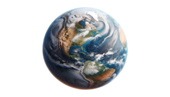 AI generated Planet earth globe. png