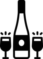 Bottle drink icon symbol vector image. Illustration of the drink water bottle glass design image