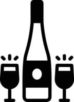 Bottle drink icon symbol vector image. Illustration of the drink water bottle glass design image