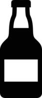 Bottle drink icon symbol vector image. Illustration of the drink water bottle glass design image