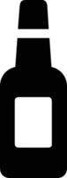 Bottle drink icon symbol vector image. Illustration of the drink water bottle glass design image