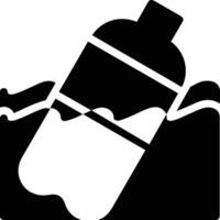 Bottle drink icon symbol vector image. Illustration of the drink water bottle glass design image