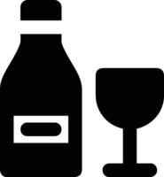 Bottle drink icon symbol vector image. Illustration of the drink water bottle glass design image