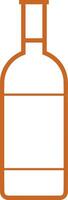 Bottle drink icon symbol vector image. Illustration of the drink water bottle glass design image