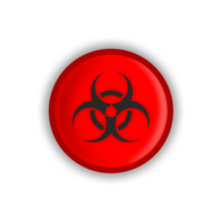 red danger button transparent background png