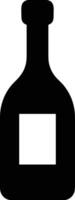 Bottle drink icon symbol vector image. Illustration of the drink water bottle glass design image