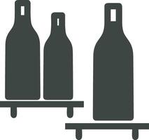 Bottle drink icon symbol vector image. Illustration of the drink water bottle glass design image