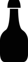 Bottle drink icon symbol vector image. Illustration of the drink water bottle glass design image