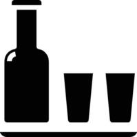 Bottle drink icon symbol vector image. Illustration of the drink water bottle glass design image